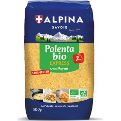 Alpina Savoie Polenta bio grains moyens s/gluten 500g
