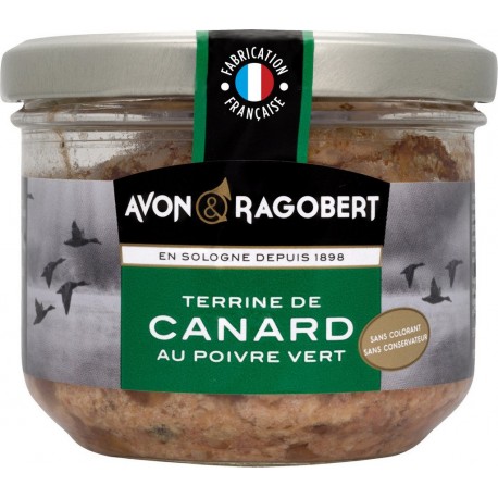Avon Et Ragobert Terrine canard au poivre vert 180g