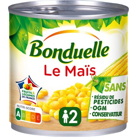 Bonduelle Maïs sans pesticides sans OGM sans conservateur 285g