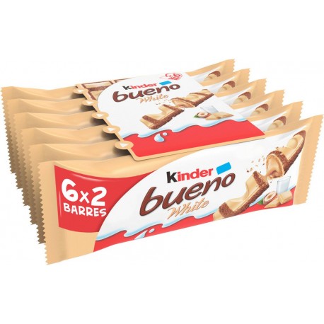 Kinder Bueno White Chocolat Blanc 39g 2x6 234g