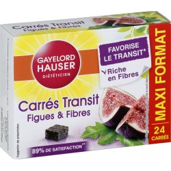 Gayelord Hauser Carrés transit Figues & Fibres 24x10g 240g