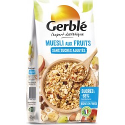 Gerble Céréales muesli aux fruits s/sucres ajoutés 420g