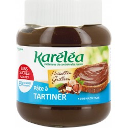 Karéléa Pâte à tartiner aux Noisettes Grillées sans sucres ajoutés 400g