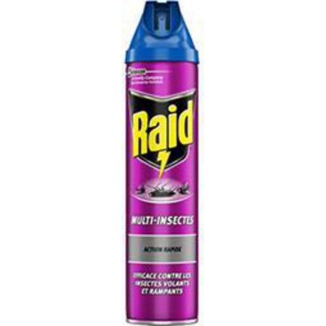 Raid Insecticide multi-insectes action rapide 600ml