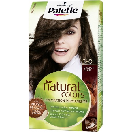 Schwarzkopf Coloration Permanente Châtain Clair 5.0 Palette