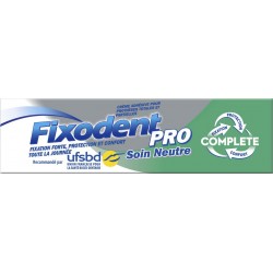 Fixodent Crème adhésive bucco pour prothèses pro complète 47g