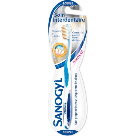 Sanogyl Brosse à dents souple soin interdentaire brosse à dents brosse à dents brosse à dents brosse à dents