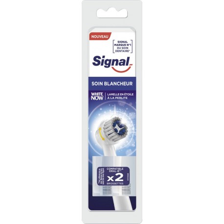 Signal Recharge brossette dentaire électrique white now brossette