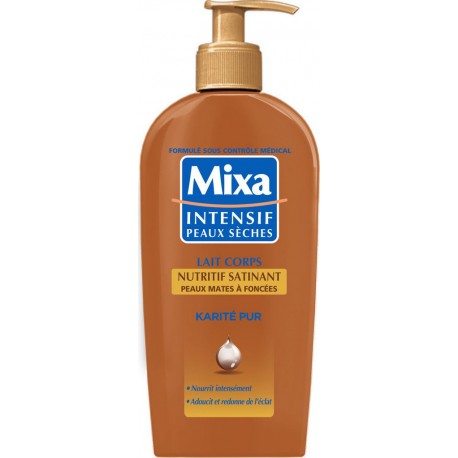 MIXA Lait nourrissant karité pur peaux mates 250ml