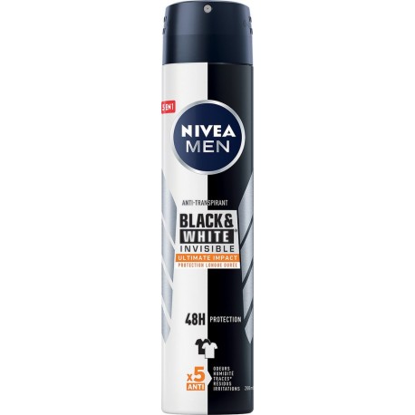 Nivea Déodorant men noir et blanc 200ml