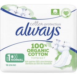 Always Serviette hygiénique protection coton