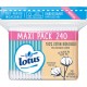 Lotus Coton-tiges Bio x240 sachet 240 bâtonnets
