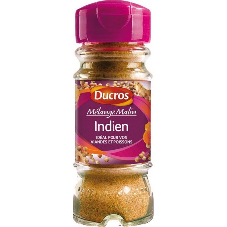 Ducros Mélange Malin Indien Idéal pour vos Viandes et Poissons 50g (lot de 3)