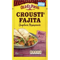 Old El Paso Crousti’Fajita Chapelure Assaisonnée Doux 85g (lot de 6)