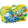 PLAYMOBIL 6792 1.2.3 - Zoo Transportable Avec Bassins Aquatiques