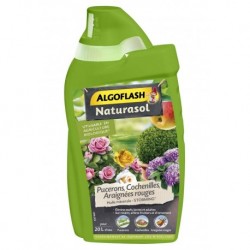Algoflash Naturasol Insecticide Pucerons Cochenilles Araignées Rouges 400ml (lot de 2)