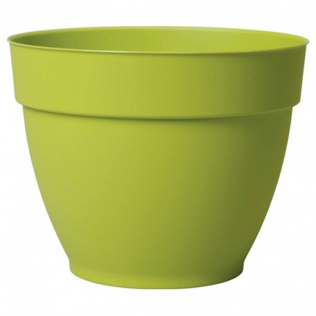 Deroma Pot Rond Plastique à Réserve d’Eau Vert Pistache Diamètre 30,2cm Hauteur 24cm (lot de 3)