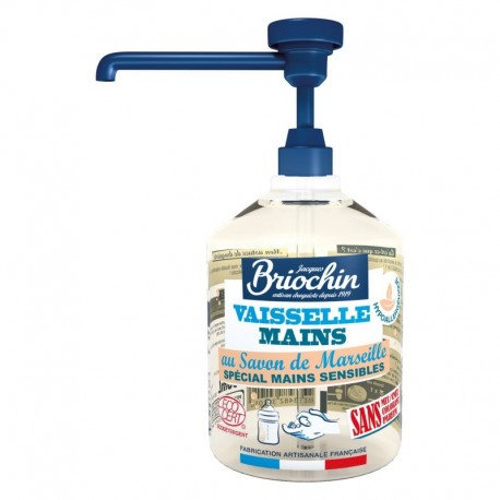 Briochin Vaisselle Mains au Savon de Marseille 500ml (lot de 4)