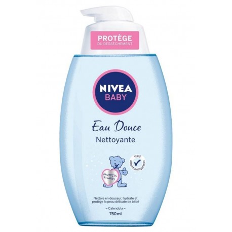 Nivea Baby Eau Douce Netttoyante 750ml (lot de 3)
