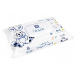 Biolane Lingettes Visage et Mains x64 (lot de 6 soit 384 lingettes)