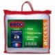 Dodo 28135200 Couette Unie Enveloppe Polyester Microperf + Garnissage Polyester Hollofil Eco² Souple Blanc 200 x 200 cm