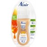 Nair Roll-On Cire au Sucre Lait & Miel Peaux Sèches & Sensibles 100ml (lot de 2)