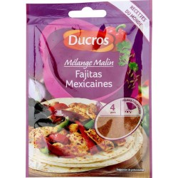 Ducros Mélange Malin Fajitas Mexicaines à Saupoudrer 20g (lot de 8)