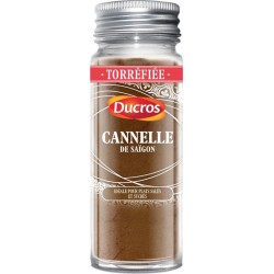 Ducros Torréfié Cannelle de Saïgon Idéal pour Plats Salés et Sucrés 40g (lot de 3)