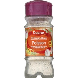 Ducros Mélange Malin Poisson Idéal pour vos Papillotes et Poissons Grillés 39g (lot de 3)
