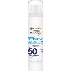 Garnier Ambre Solaire Innovation Sensitive Expert + FPS 50 Brume Protectrice Visage & Cou 75ml (lot de 2)
