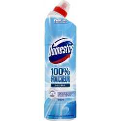 Domestos 100% Fraîcheur Gel Epais Embout Multi Jets 750ml (lot de 6)