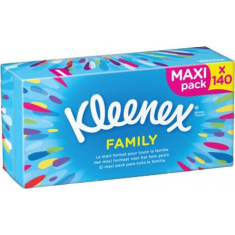 Kleenex Family Maxi Pack Boîte de 140 Mouchoirs (lot de 6)