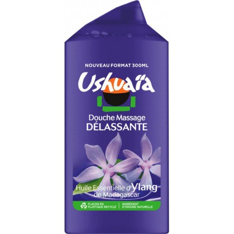 Ushuaïa Gel Douche Huile Essentielle d’Ylang 300ml