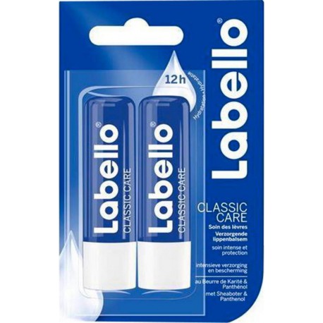 Labello Stick Lèvres Classic Duo 4,8g (lot de 3)