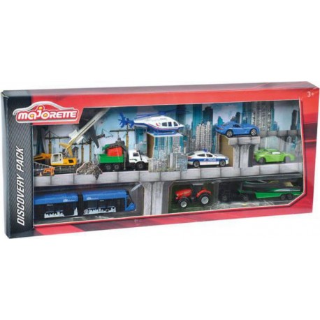 Majorette Discovery Pack 10 Véhicules