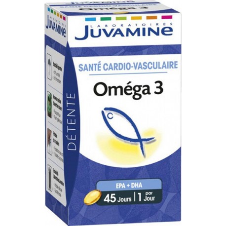 Juvamine Détente Santé Cardio-Vasculaire Oméga 3 (lot de 2)