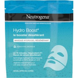 Neutrogena Hydro Boost Le Booster Désaltérant Masque Hydrogel Régénérant Acide Hyaluronique 30ml (lot de 3)