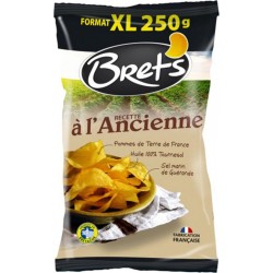 Bret's Chips Recette à l’Ancienne Pommes de Terre de France Format XL 250g (lot de 6)