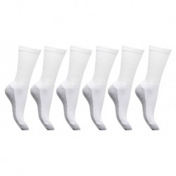 Dim EcoDim Mi Chaussettes Sport Gris Blanc Taille 40 à 45 (lot de 6 paires)