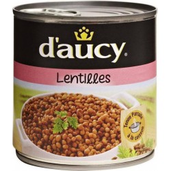 D'aucy Lentilles Préparées Tenue Parfaite à la Cuisson 400g (lot de 10)
