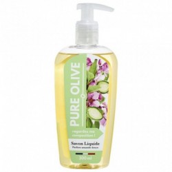 Pure Olive Savon Liquide Parfum Amande Douce 300ml (lot de 4)