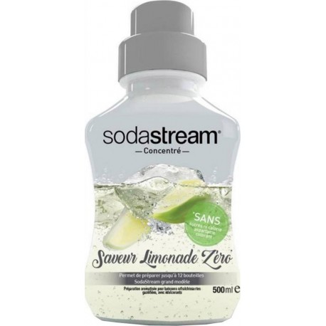 Sodastream Concentré Saveur Limonade Zéro 500ml (lot de 3) 30078075