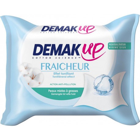 DEMAK'UP Demak Up Demak’Up Fraîcheur Effet Tonifiant Peaux Mixtes à Grasses x25 Lingettes (lot de 4)
