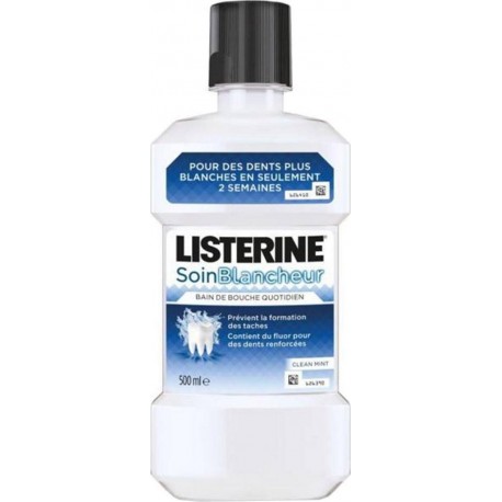 Listerine Bain De Bouche Soin Blancheur 500ml