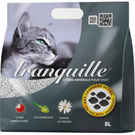 Tranquille Litière Minérale Pour Chat 8L 7.1Kg