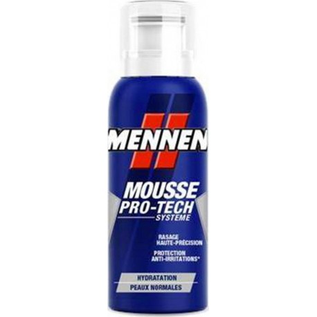 Mennen Mousse Pro-Tech Systeme Hydratation Peaux Normales Mini Format Pratique 100ml