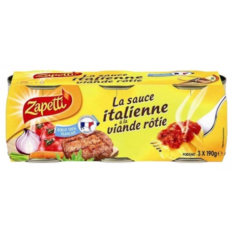 Zapetti Sauce Italienne A La Viande Rôtie (lot de 18)