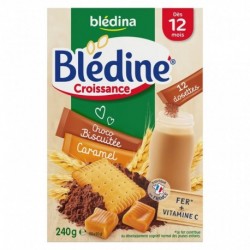 Blédina Blédine Croissance Choco Biscuité Caramel (dès 12 mois) la boîte de 240g (lot de 6)