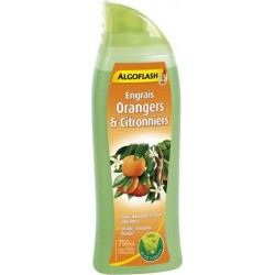 Algoflash Engrais Orangers et Citronniers avec Oligo-éléments 750ml