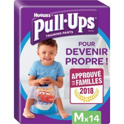 Huggies Culottes Pull-Ups Training Pants Taille M Garçon x14